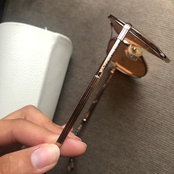 Michael Kors rose gold aviator sunglasses - Picture 4 of 6